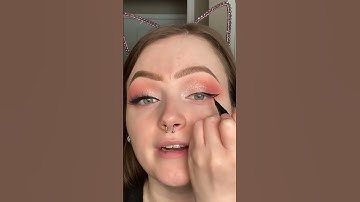 EASY Winged Eyeliner With An Inner Corner!! ❤️ #makeup #makeuptutorial #eyeliner #shorts