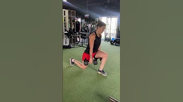 DB Split Squat ISO Hold.         #video #lifestyle #gym #sports #youtubeshorts #shorts #short #song