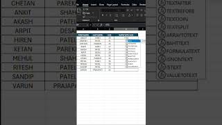 Combine multiple cells with TEXTJOIN formula in Excel #excel #exceltips #exceltricks #exceltutorial