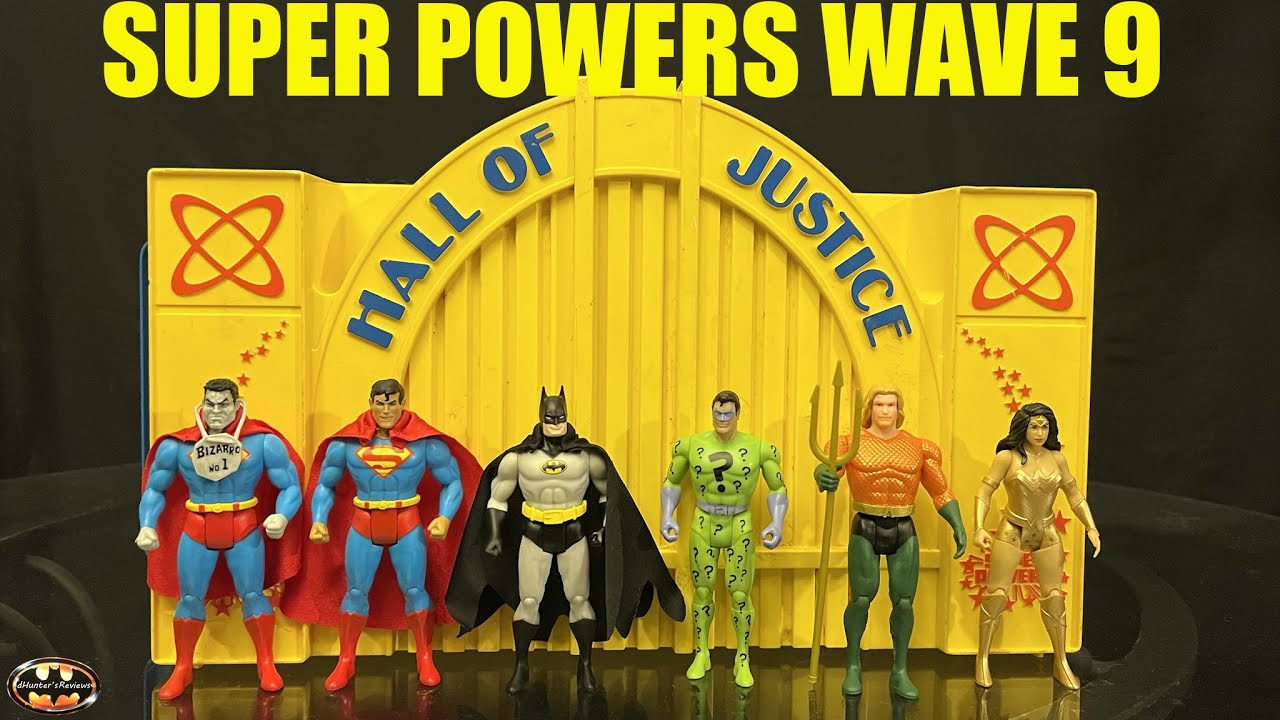 McFarlane Super Powers Wave 9 Batman Riddler Superman Bizarro Aquaman Wonder Woman Figure Review