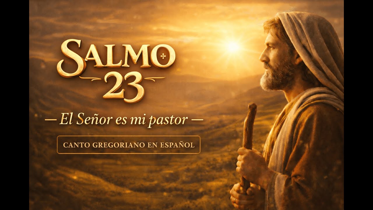 Salmo 23 — El Señor es mi pastor - Canto gregoriano en español - YouTube
