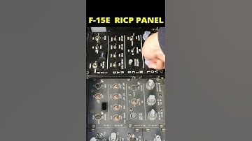 F-15E RICP Panel Shorts #dcs #arduino #flightsimulator
