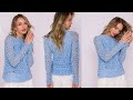 PONTO FANTASIA EM CROCHÊ DE 7 CARREIRAS DA BLUSA ATMOSFERA DA CÍRCULO