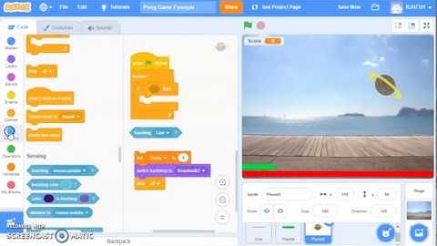 Scratch Pong Game - Ending the pong game (3 of 3)