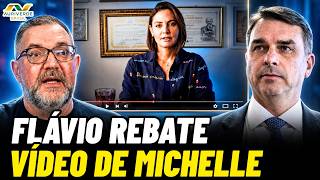 Flávio Bolsonaro denies Michelle's accusations and claims his 'heart is open'