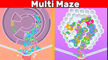 Multi Maze - All Level Gameplay Android,iOS
