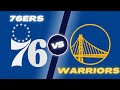 Philadelphia 76ers vs Golden State Warriors NBA Live Play By Play Scoreboard 2/3/26