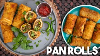 Stuffed Savory Crepes Pan Rolls Kravings