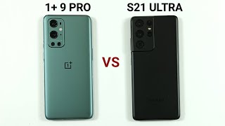Oneplus 9 Pro vs Samsung S21 Ultra Speed Test & Camera Comparison
