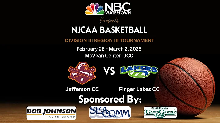 NJCAA Regional Tournament Quarterfinal - JCC v FLCC | NBC Watertown Basketball 24/25