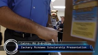 Zachary McAdams - Scholarship Winner | Columbia College