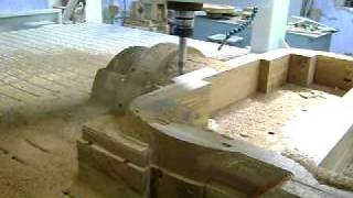 flexicam cnc wood pattern machining.AVI