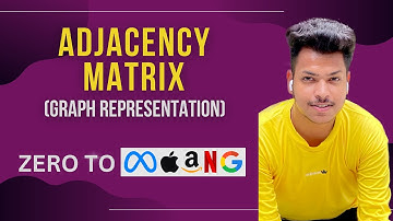 V-2: Adjacency Matrix | Graph Representation in C++ | When to use it | Its Time & Space complexity