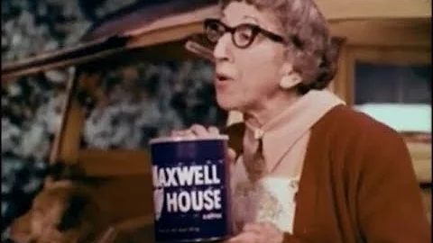 Maxwell House 'Last Drop' Coffee Commercial (1976)
