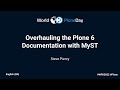 Overhauling the Plone 6 Documentation with MyST