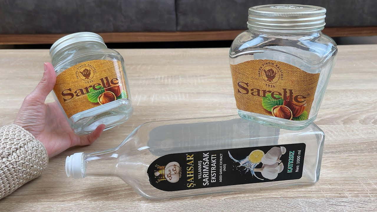 Herkes Nasıl Yaptığınızı Soracak! 3 Cam Kavanoz İle Süper 2 Geri Dönüşüm Fikri.