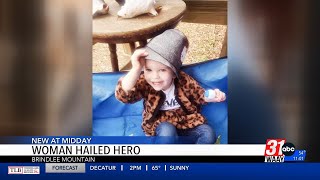 Mother hailed as hero after Brindlee Mountain fire