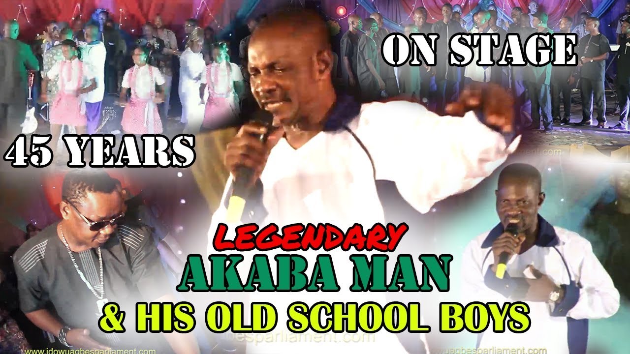 AKABA MAN  HIS OLD SCHOOL BOYS 45 YEARS ON STAGE   BENIN MUSIC LIVE ON STAGE