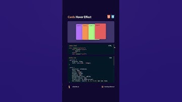 Cards hover effect with pure #css #htmlcss #coding #css3 #html #webdesign #webdevelopment #frontend