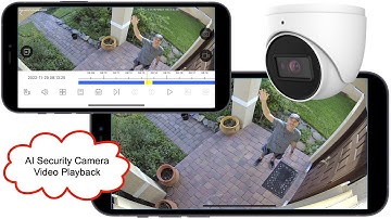 AI Security Camera Recorded Video Search & Playback from Mobile App