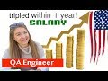 She reached 6-digit salary within 1 year | Software QA