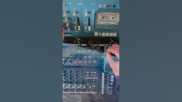 12 second 4-track tape loop - #soundscape #ambient #synthwave #cassette #music