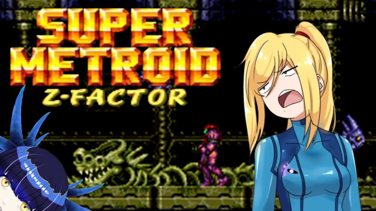 Super Metroid Z-Factor pt5: Into Zaridia proper we go. I'm scared. [ VTUBER ]