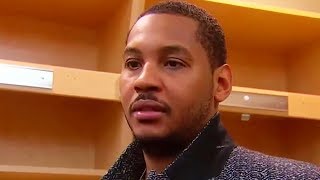 Carmelo Anthony SHUTS UP HATER Who Picks LeBron James Over Him!