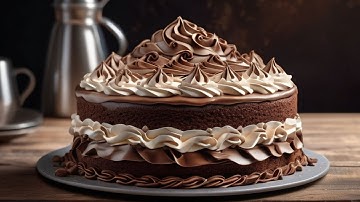 Blender with Stable Diffusion XL - Delicious mocha cake - img2img