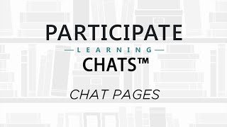 Introducing Participate Learning Chat Home Pages screenshot 5