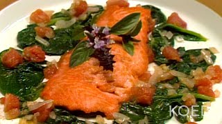 Jacques Pepin's Healthy Pan-seared Salmon | Today's Gourmet | KQED