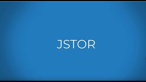 JSTOR Database