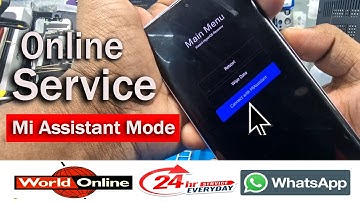 How to Xiaomi Connect with Mi Assistant Mode for online Frp Or Mi Acoount Remove✅