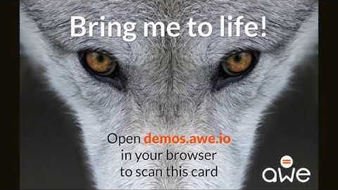 Bring your business card to life with #WebAR!