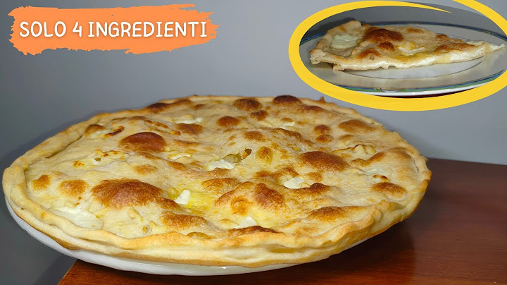 Focaccia di Recco senza lievito, fatta in casa.