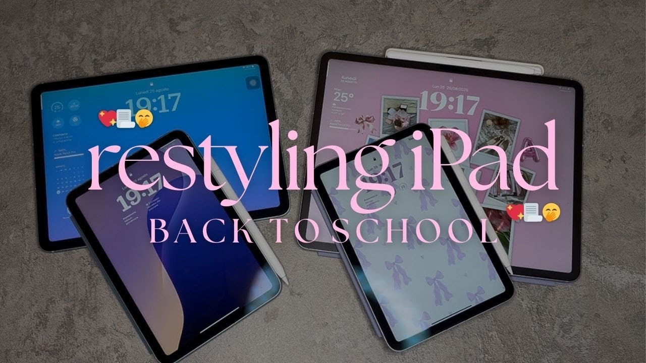 sistemiamo l’iPad + app migliori🤍// back to school 