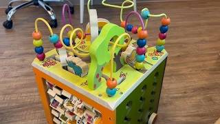 Is this wooden activity cube worth it - B. – Wooden Activity Cube – Activity Center with Alphabet –