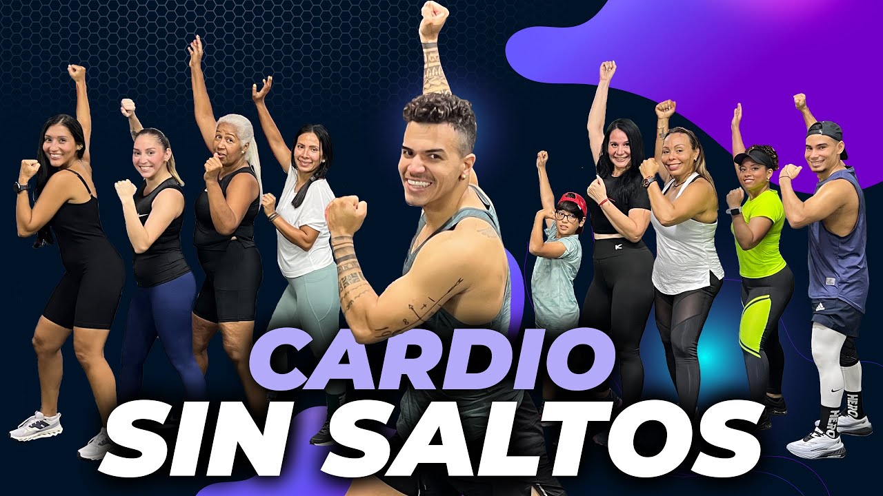 RUTINA DE CARDIO PARA ADELGAZAR TODO EL CUERPO | CARDIO QUEMAGRASA SIN SALTOS