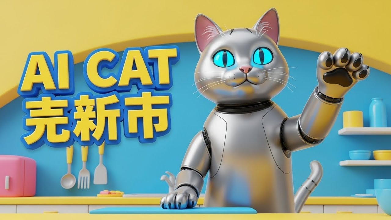 🤖🐱 AI Cat Kitchen Story | Funny Cartoon After Betrayal | Kids Moral Story 3D