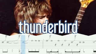 How to play | thunderbird-Quiet Riot(guitar solo with Tab lesson)