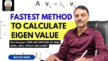Trick to Calculate Eigenvalues & Eigenvectors