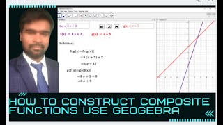 How to Construct Composite functions use GeoGebra