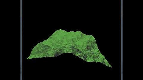 Simple OpenGl random terrain with lighting