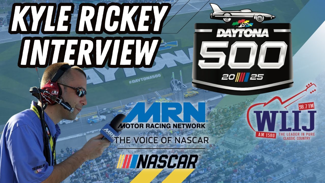 Kyle Rickey NASCAR 2025 Daytona 500 Preview - MRN's Kyle Rickey - YouTube