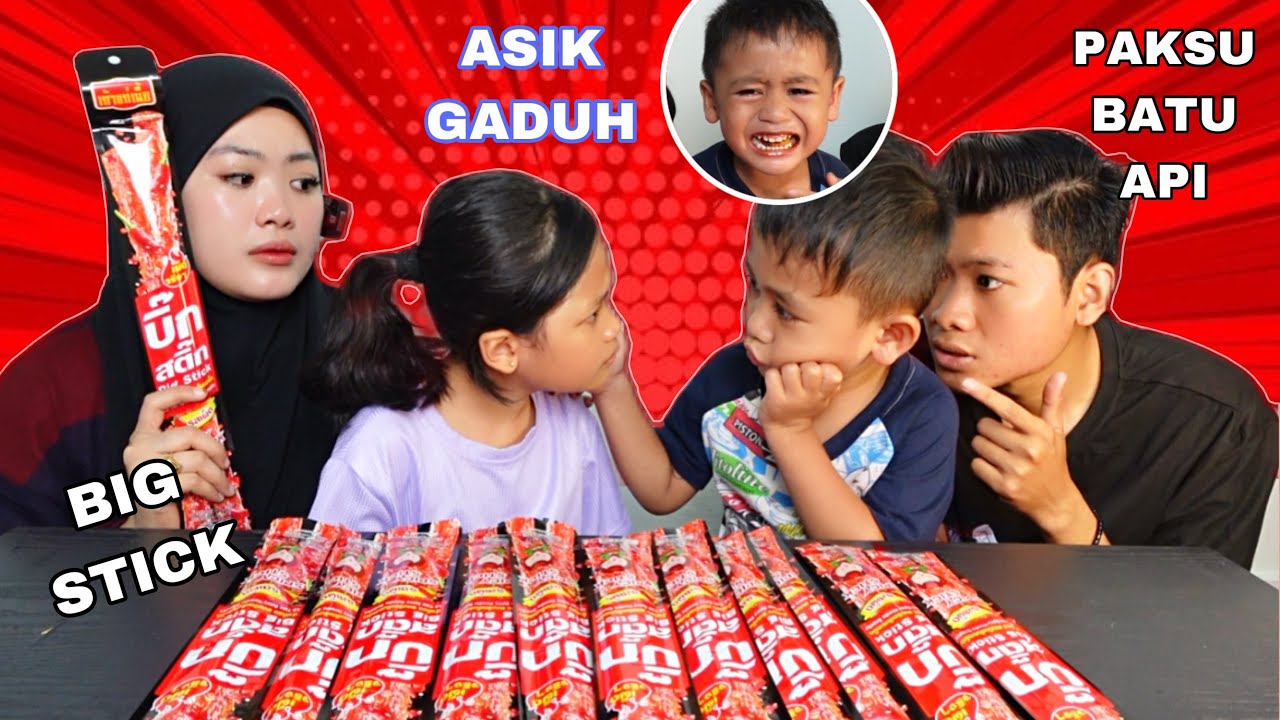 EATING LATIO BIG STICK ,PAKSU BUAT CACA DAN RAYYAN GADUH 😱‼️