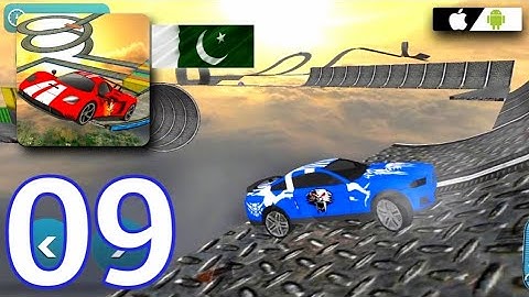 Stunt Car Impossible Track Gameplay #9  Level 13 - Impossible Stunt Car Tracks 3D Ios & Android Game