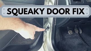SQUEAKY DOOR FIX ON CARS Squeaky Car Door