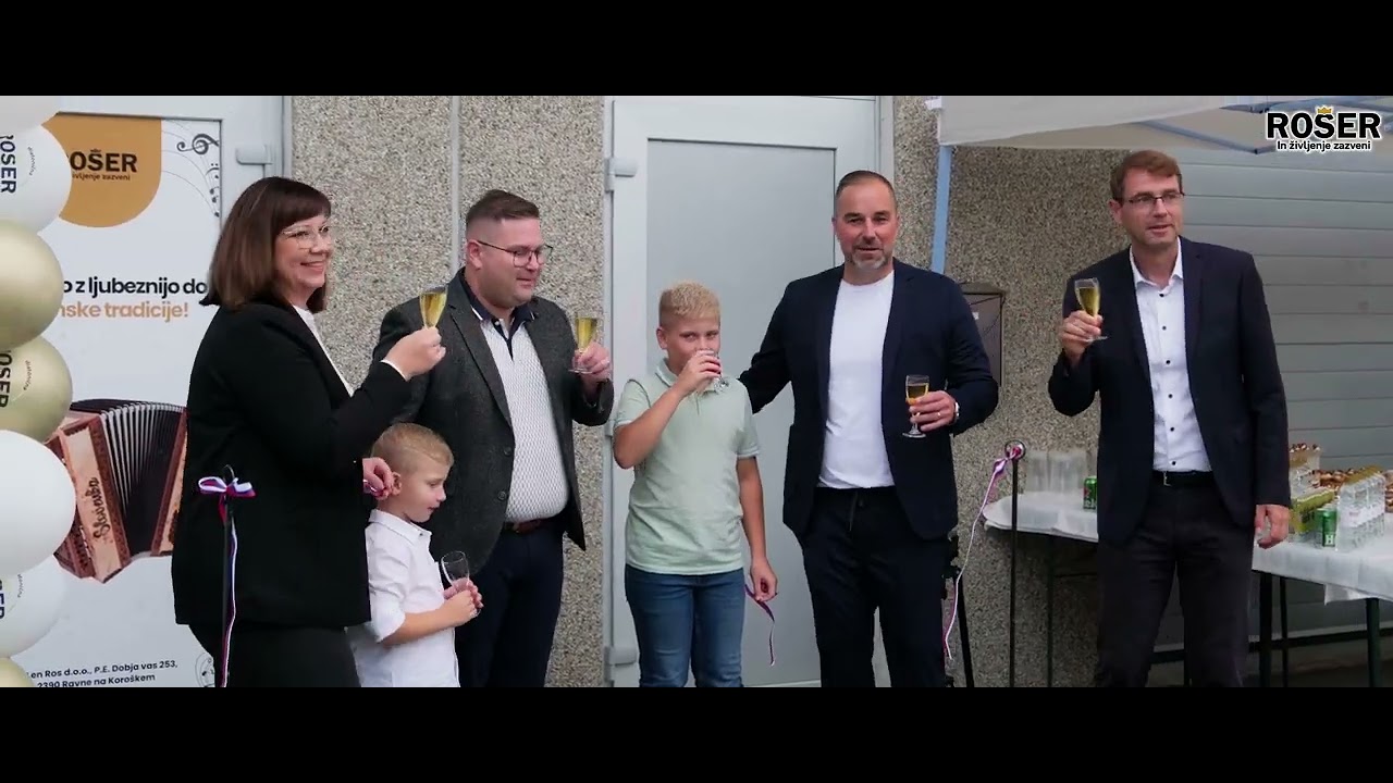 Otvoritev proizvodnje harmonik ROŠER Slovenka - promo video!