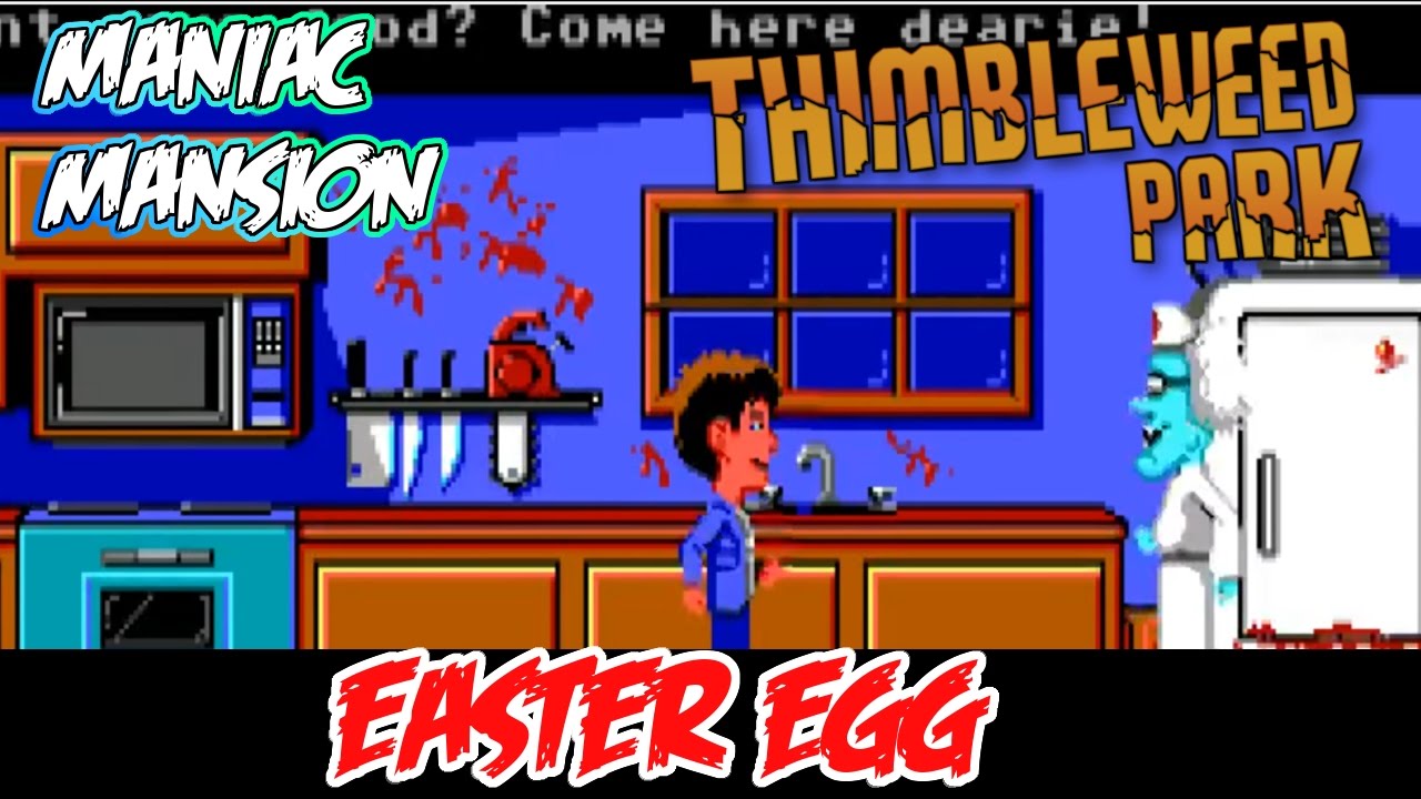 🎮Escenas de Maniac Mansion en Thimbleweed Park ¡¡SPOILER!! (huevo de