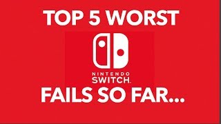 ... these are the top 5 worst nintendo switch fails so far. check out
video to see list! enjoy this video? co...